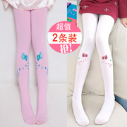 Childrens pantyhose Xuân Thu cô gái xà cạp luyện vớ trắng mùa hè vớ nhảy mỏng nhảy vớ.