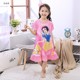 Cô gái sling ngủ váy mùa hè phim hoạt hình ngắn tay pajama váy cotton ít cô gái trẻ em công chúa vest váy nhà.