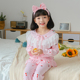 Bunny đồ ngủ trẻ em girlchildren mùa xuân và mùa thu mùa hè chúa mỏng mùa xuân dễ thương bông váy mùa xuân.