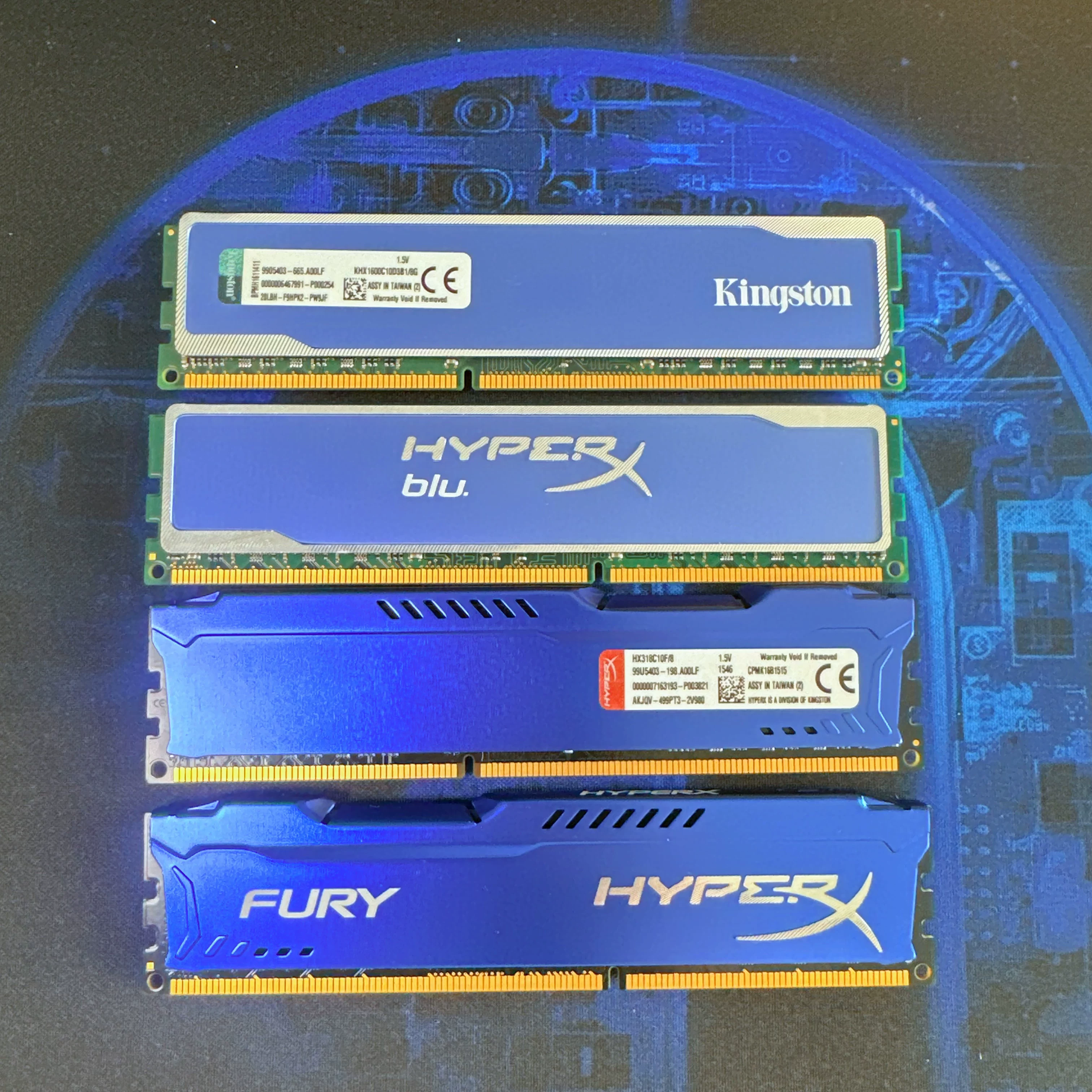 Память для настольного ПК DDR3 бывшая в употреблении 4ГБ 8ГБ поддерживает 1333МГц 1600МГц совместимая с разборкой