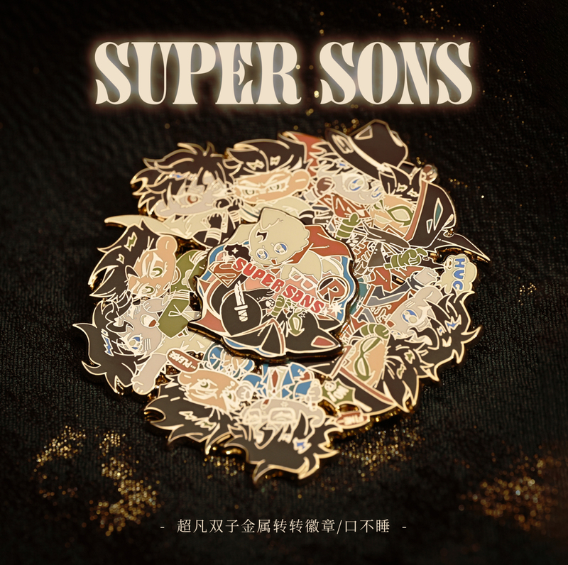 Dc/Batfamily/Supersons Metal Badge in Stock [Not Sleepable]