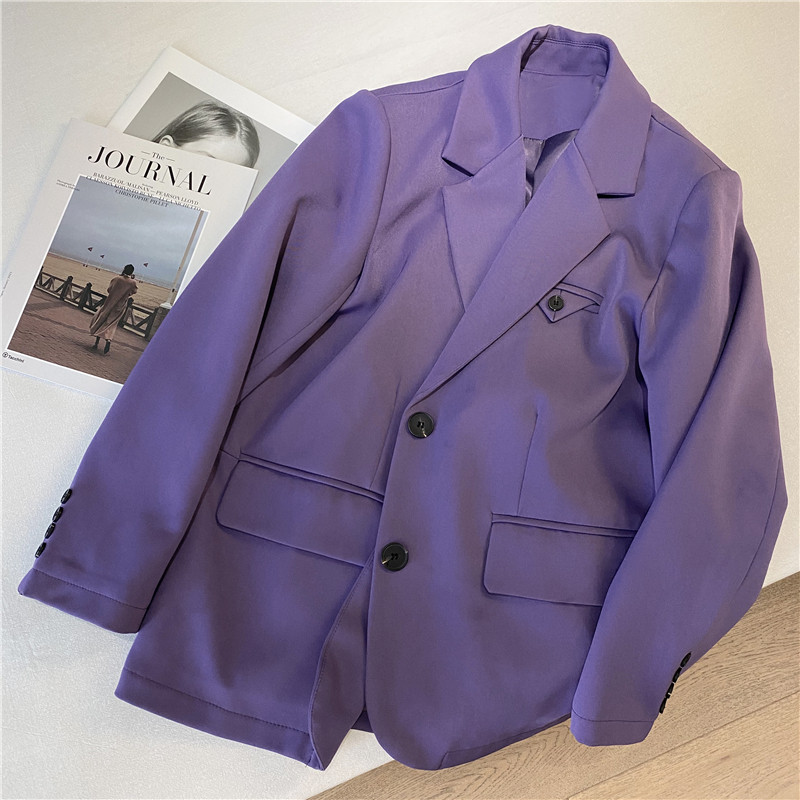 Loose Net Red Fried Street Little Suit Jacket Woman 2021 Autumn loaded with Korean version Small sub High level Casual 100 Hitch Suit