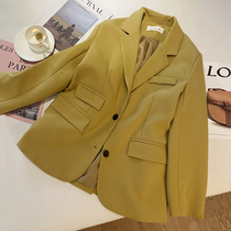 Loose Net red fried street small suit jacket women 2021 Autumn New Korean version of British style advanced sense of temperament suit