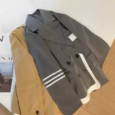 Loose Net red fried Street Academy wind small suit jacket women 2021 autumn dress Korean version of advanced sense Japanese temperament suit