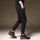 Piushuai pants men's autumn and winter 2023 new trendy slim-fitting casual sweatpants for men with leg-tie harem pants