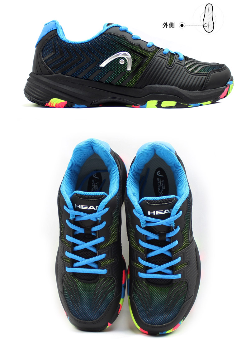 HEAD Hyde người đàn ông mới của neon giày tennis mùa hè và mùa thu ánh sáng thoáng khí sốc hấp thụ giày giày tennis nike