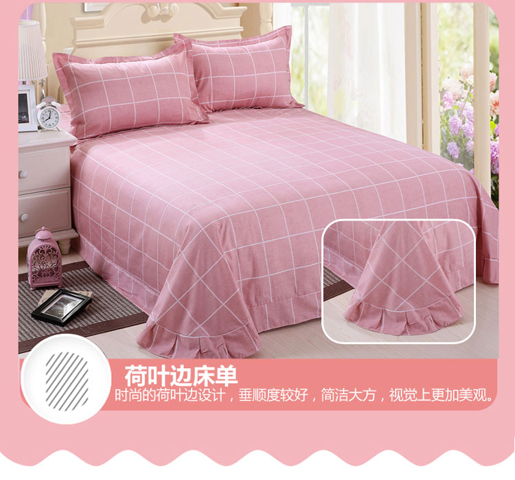 Khoe Thủy dệt bông denim giường bông vải giường chăn 1.8m người ba mảnh 1,5 mét - Bộ đồ giường bốn mảnh bộ chăn ga gối