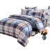 Khoe Thủy dệt bông denim giường bông vải giường chăn 1.8m người ba mảnh 1,5 mét - Bộ đồ giường bốn mảnh bộ chăn ga gối đệm cute Bộ đồ giường bốn mảnh
