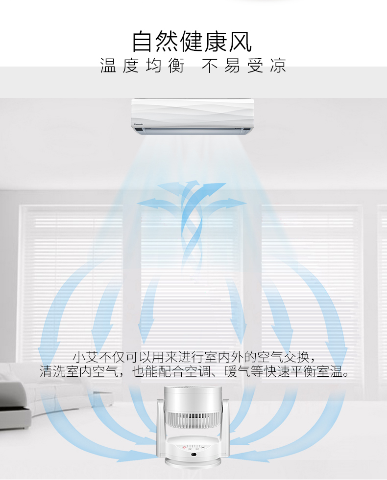 Quạt lưu thông không khí Emmett Trang chủ quạt điện nhỏ ký túc xá văn phòng câm máy tính để bàn đối lưu quạt CA15-R1 - Quạt điện hộp số quạt trần panasonic