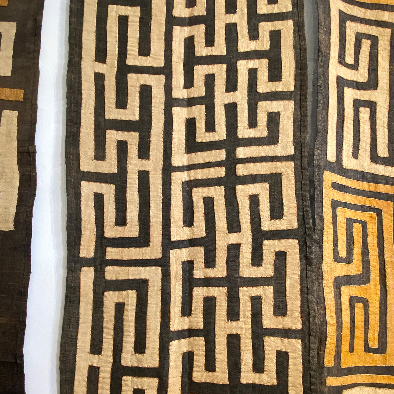 Collection) African indigenous Kubabu kuba Congo handmade straw blanket mix and match imported tapestry decoration wall hanging