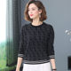 2022 autumn new style from Ordos cashmere sweater women's short knitted sweater base all-match wool sweater