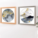 Квадратная настенная фоторамка из натурального дерева, делается под заказ