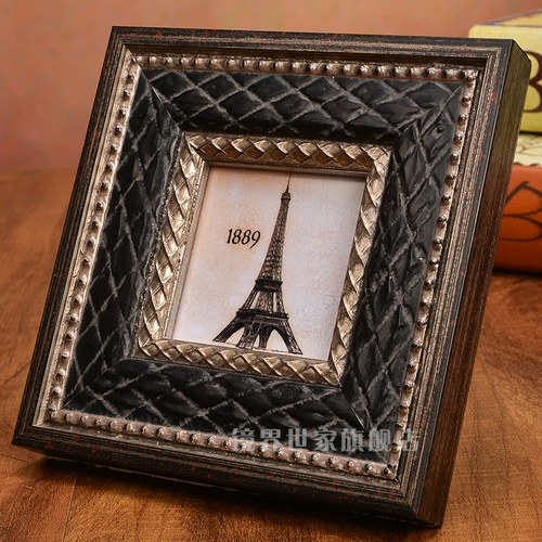 镜界世家 Ретро фоторамка из натурального дерева, ностальгия, 10 дюймов