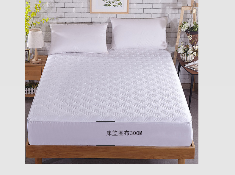 Bông kháng khuẩn giường trải giường cotton 笠 mảnh duy nhất Simmons bảo vệ bìa bụi quilt bao gồm tất cả có thể tháo rời nệm bìa