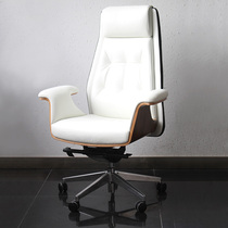 Shanghai office chair boss chair leather business class chair fashion atmosphere President chair lifting swivel chair computer chair