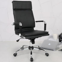 Promotion Shanghai office chair fashion middle class chair lift rotating computer chair household leather swivel chair staff chair