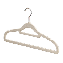 Flocked clothes hanger home hanging clothes non-slip traceless organizer special coat drying rack childrens clothes drying support