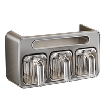 Seasoning box set household combined kitchen storage box jar seasoning bottle MSG salt jar seasoning jar