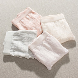 ການຄ້າຕ່າງປະເທດສົ່ງອອກຍີ່ປຸ່ນຜ້າໄຫມ modal ດຽວແລະ linen jacquard ສູງ elastic ສະດວກສະບາຍ naked ຄວາມຮູ້ສຶກປະສົບການ underwear (4 pieces boxed) ສໍາລັບແມ່ຍິງ