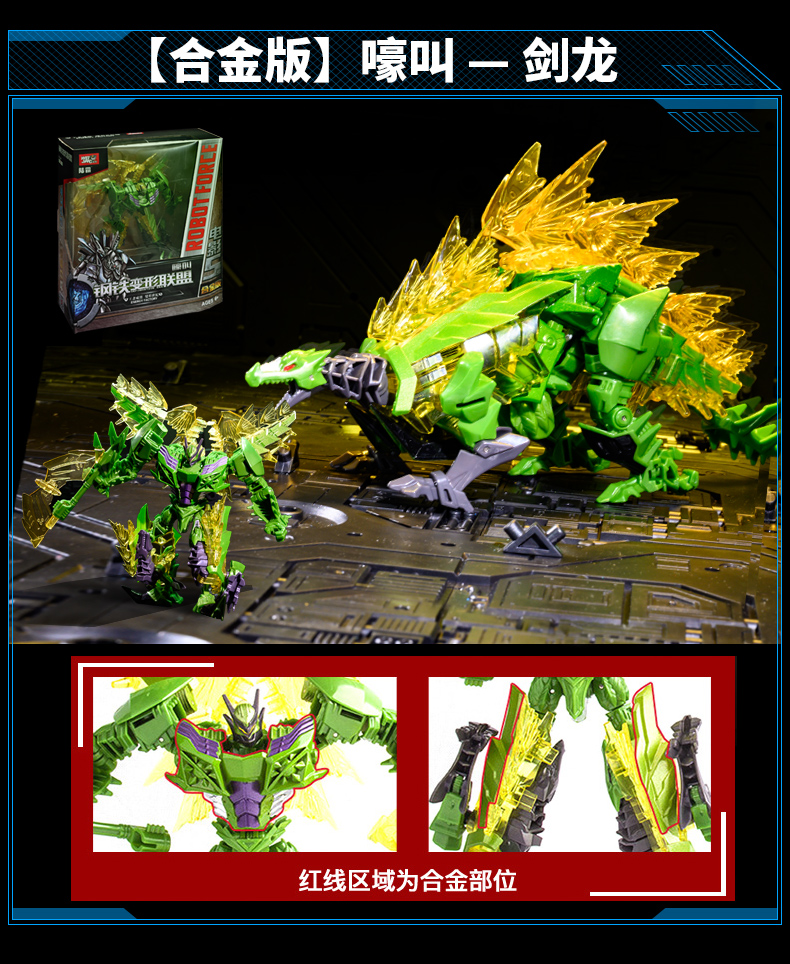 Transformers đồ chơi ong vò vẽ Optimus Prime ss cáp thép robot Tyrannosaurus phiên bản hợp kim của bàn tay sẽ làm mô hình - Gundam / Mech Model / Robot / Transformers gundam hg giá rẻ
