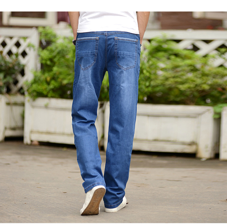Jeans pour grands chantiers droite en vrac en coton pour été - Ref 1461716 Image 17