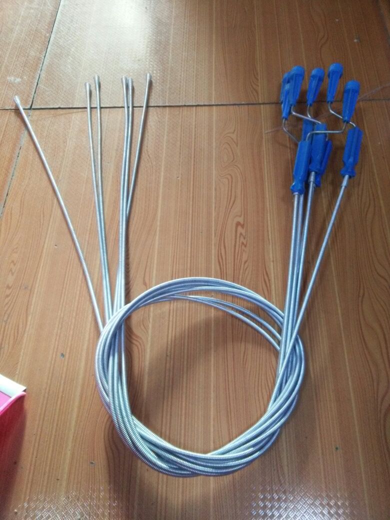 Pipe dredge dredge sewer pipe toilet Manual dredge machine soft spring plus coarse 2 2 m t price-Taobao