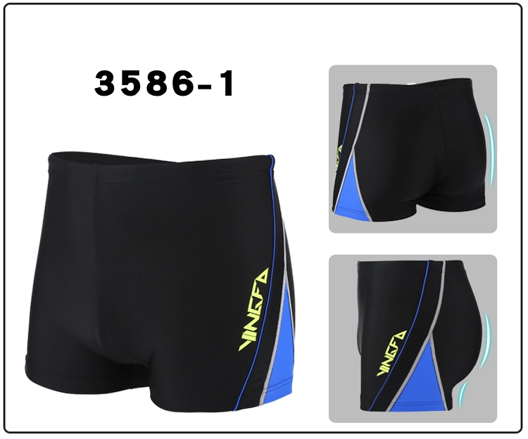 Quần bơi nam quần boxer quần short nam thời trang suối nước nóng quần bơi nam cộng với phân bón XL quần bơi dài nam