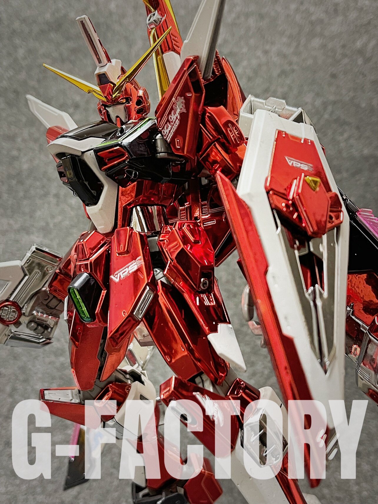 Up to the factory Wandai MG Infinite Justice Gundam Unlimited Justice electroplating generation