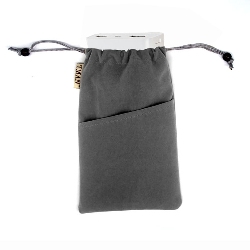TMAN digital collection of bags of wool bags anti-scrape 2C 20000mA charging bag 18 5x9 5cm