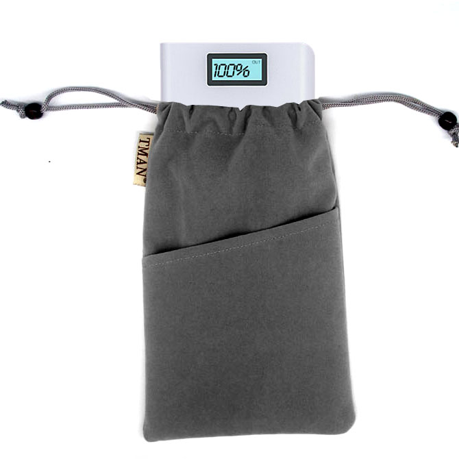 Cashier bag Digital containing bag suede cloth bag anti-scraping ROMOSS Roman see sense6 19x11cm