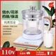 110V volt health pot multifunctional water-proof stew pot glass household boiling water decoction pot boiling flower teapot teapot