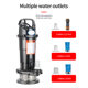 110v volt submersible pump household garden small water-absorbing high-lift well water agricultural clean water sewage pump pump