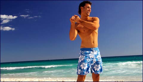 Đặc biệt cung cấp đầy đủ hàng trăm mùa hè nam in quần lót bãi biển lướt quần aussiebum quần bơi nam - Quần bãi biển quần đi biển nam big size	