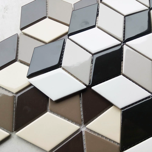 Чужое керамическое мозаичное треугольное алмазное алмазное алмаз