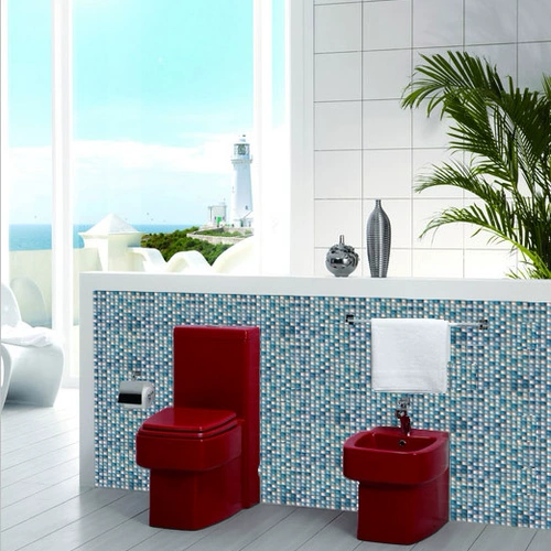 Средиземноморский стиль сине -белый хлеб керамическая мозаичная настенная плитка гостиная телевизионный фон стены арка