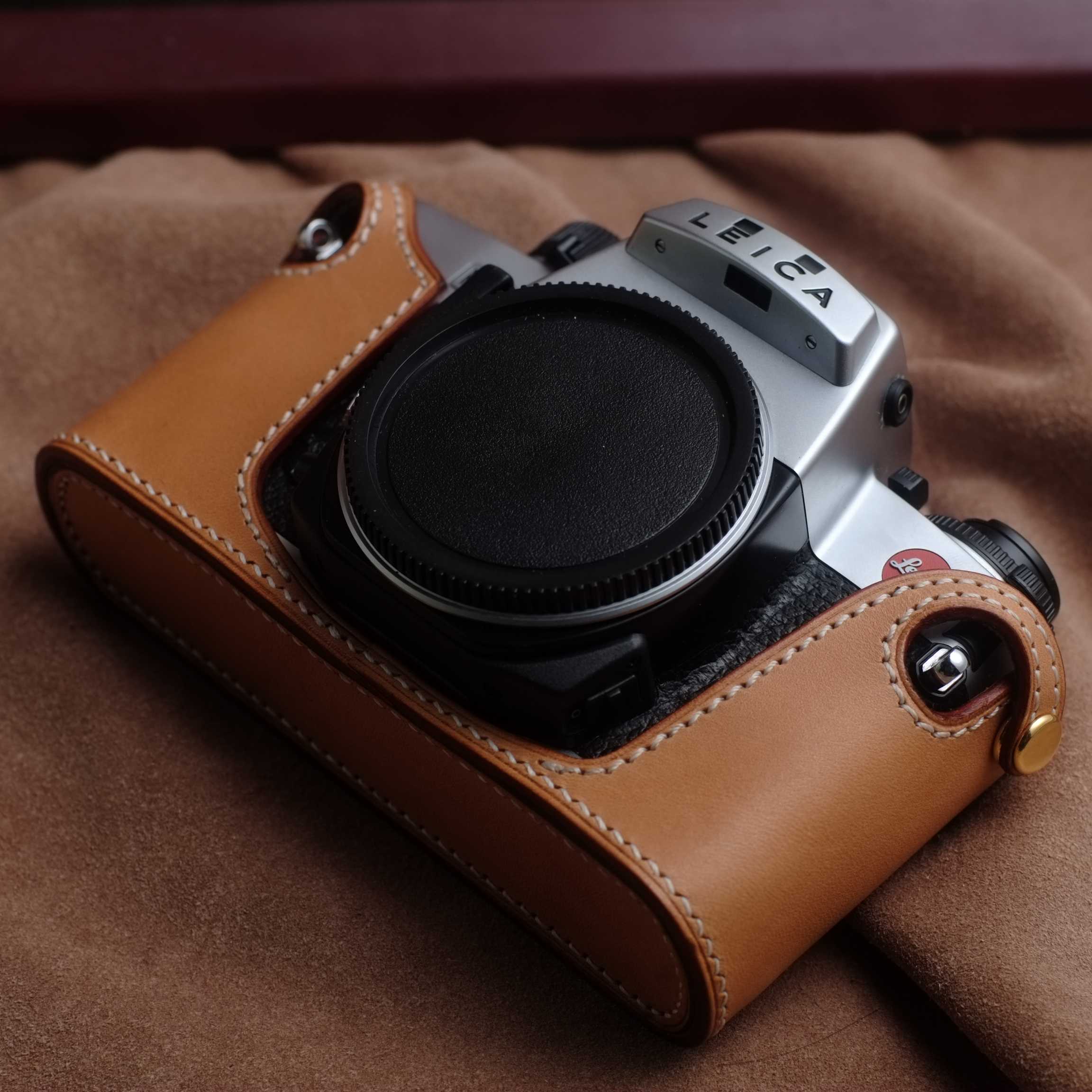 Leica r6 leather sleeve Leica r6 2 with leather treble Leica r4 5 6 7 with leica r6 leather sleeve handmade camera sleeve-Taobao