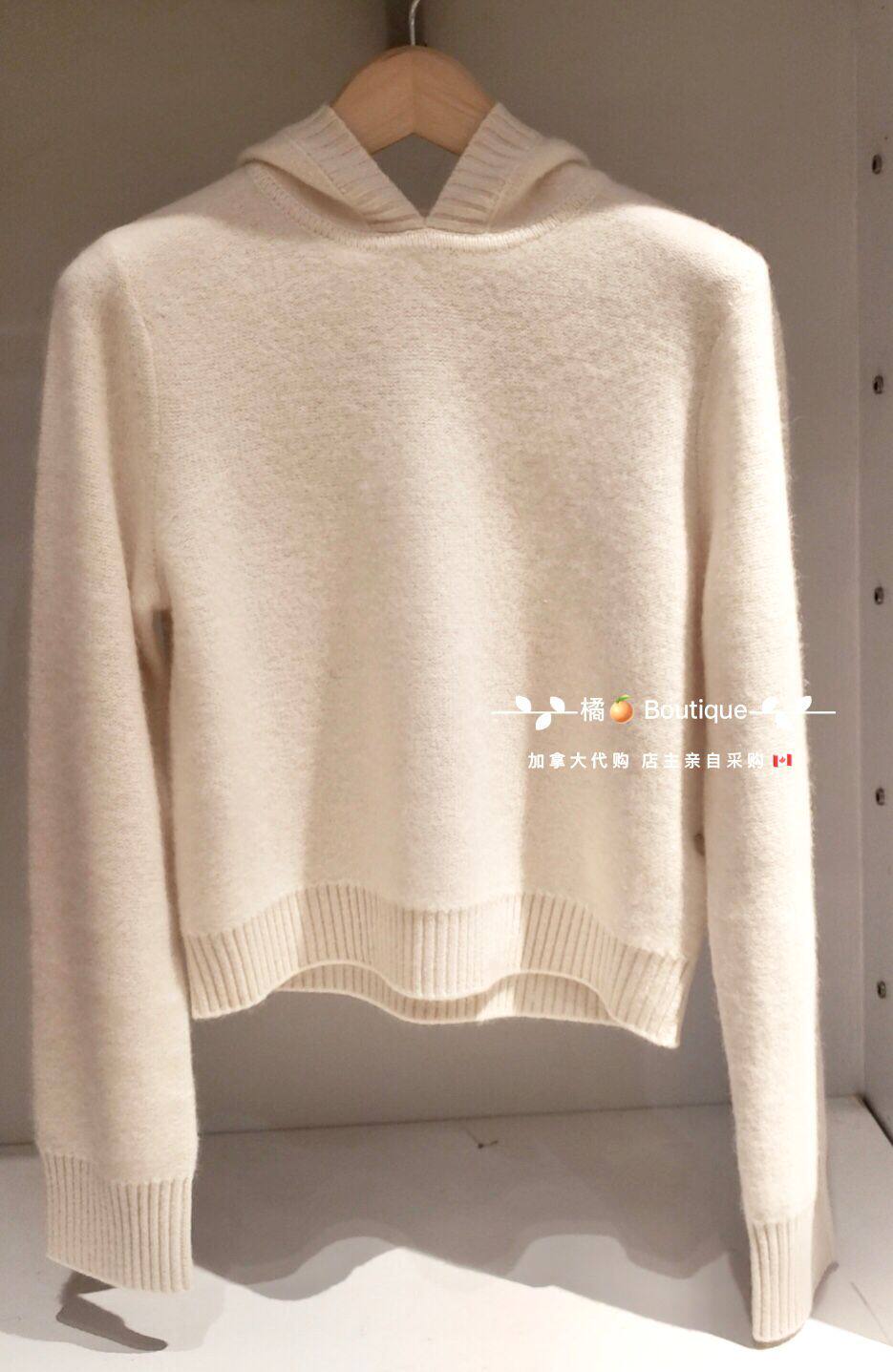 Сейчас*клуб Монако покупка товаров кашемир закрытый свитер Boiled Cashmere Hoodie 