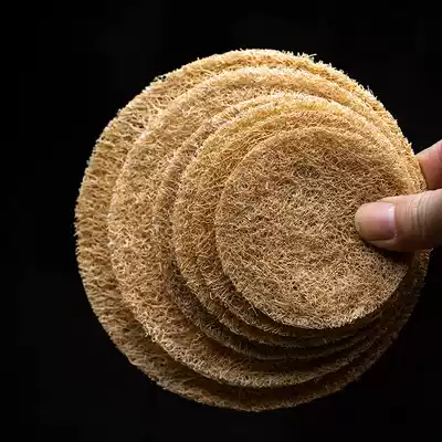 Handmade loofah loofah pot cushion purple clay teapot Pot Pot water absorbent cushion Cup Cup rest kung fu tea set tea ceremony accessories