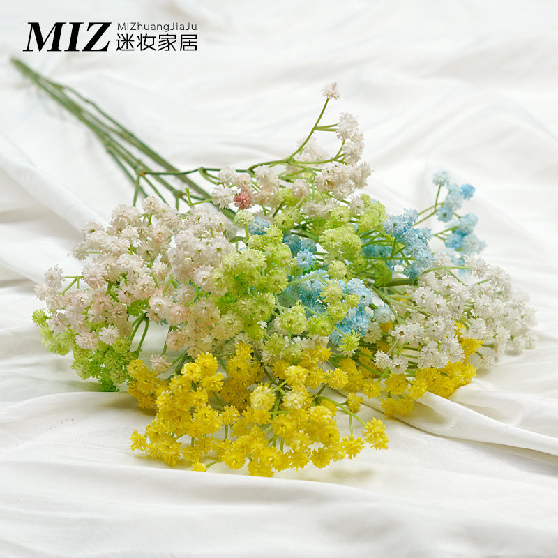 Full Star emulated flower wedding photo shoot with props wedding bride hand held flower fake flower plastic flower living-room decoration flower-Taobao