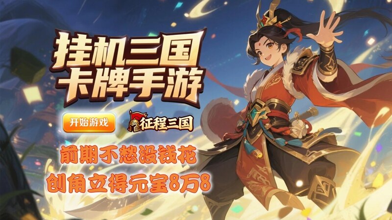 征程三国（0.05 折爆刷真充挂机三国）H5