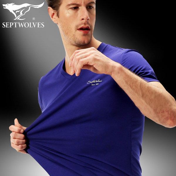 七匹狼 莫代尔丝光棉V领男士T恤 内衣 天猫优惠券折后¥79包邮(¥89-10)4色可选 七匹狼 莫代尔丝光棉V领男士T恤 内衣 天猫优惠券折后¥79包邮(¥89-10)4色可选