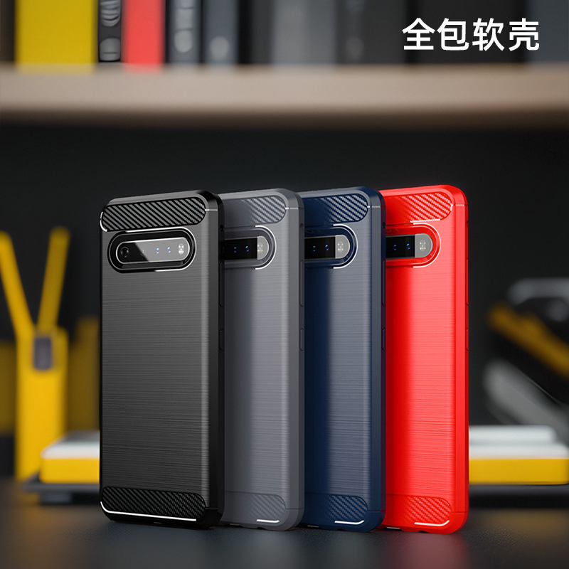 Suitable for Lg V60 Full-Edge Mobile Phone Tpu Soft Case V50 Phone Thinq Brushed Anti-Fall Matte Protective Case