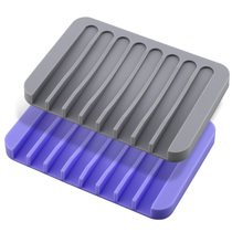 Non-perforated soap box rack Bathroom toilet drain soap non-slip anti-drop soap tray hotel household two sets