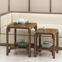 Coffee table simple modern Mini retro sofa side few simple home balcony creative bedside small round table corner