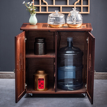 Chinese tea Cabinet Office Home small tea table movable storage cabinet modern simple tea making integrated storage cabinet