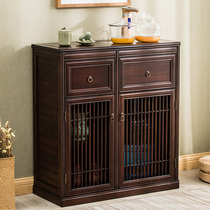 Household tea bar machine living room Tea side cabinet automatic boiling water Tea rack Chinese multifunctional simple storage tea cabinet