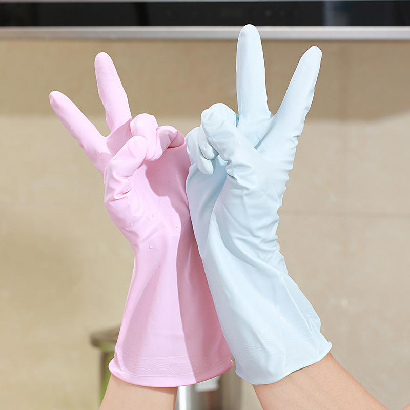 Smart lady Japan imported household goods Household thin rubber gloves Laundry gloves Kitchen cleaning hands