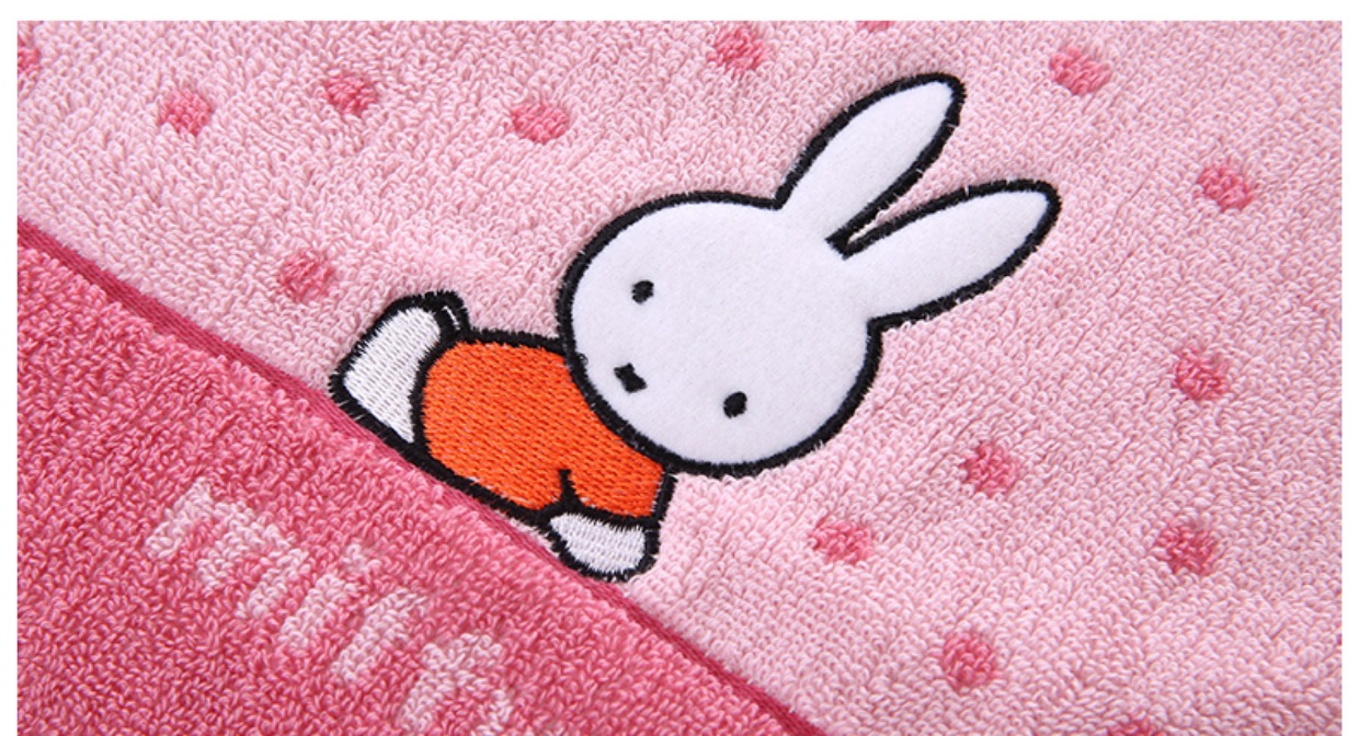 Khăn gối vàng cotton một đôi hoạt hình dễ thương Mi Fei thỏ Jin Hao khăn gối mềm mại và thoải mái - Khăn gối vỏ gối anime