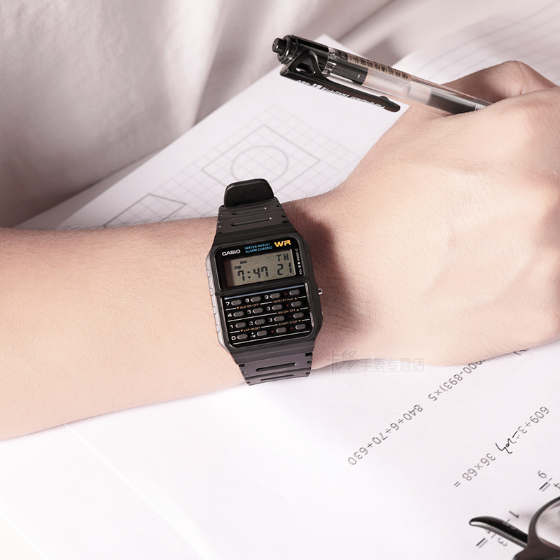Casio Casio Calculator Watch Men's Multifunctional Student Square Retro Digital Watch Women's Watch Ca-53W-1Z