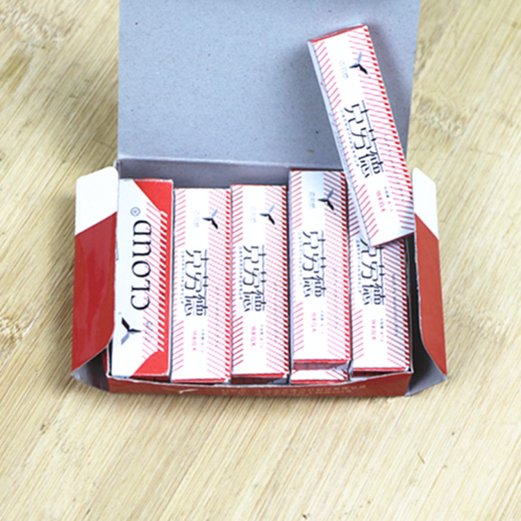 Claude's narrow old shaved shaver shave shave hair shop double - sided blade stainless steel 100